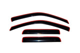 AVS 04-12 Chevy Colorado Crew Cab Ventvisor In-Channel Front & Rear Window Deflectors 4pc - Smoke AVS Wind Deflectors  AXOPROS