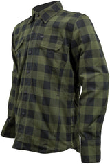 Speed and Strength True Grit Armored Motoshirt Olive/Black - Large Speed and Strength Shirts  AXOPROS