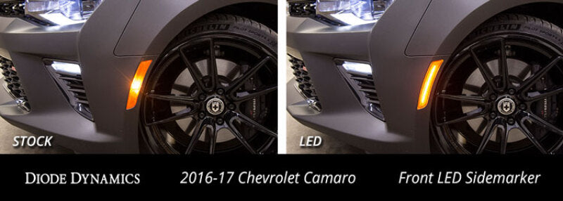 Diode Dynamics 16-21 Chevrolet Camaro LED Sidemarkers Smoked (set) Diode Dynamics Light Accessories and Wiring  AXOPROS