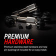Power Stop 18-21 BMW M5 Rear Z23 Evo Sport Brake Pads w/Hardware PowerStop Brake Pads - Performance  AXOPROS