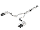 Borla 2018 Ford Mustang GT (A/T / M/T) 3in S-Type Catback Exhaust w/o Valves w/ Black Chrome Tips Borla Catback  AXOPROS