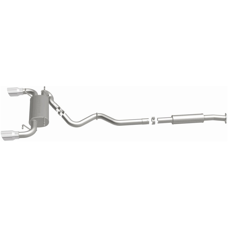 MagnaFlow 13 Scion FR-S / 13 Subaru BRZ Dual Split Rear Exit Stainless Cat Back Performance Exhaust Magnaflow Catback  AXOPROS