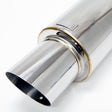 BLOX Racing 60.5mm Street Muffler - Angled Tip BLOX Racing Muffler  AXOPROS