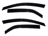 AVS 10-12 Kia Forte Ventvisor Outside Mount Window Deflectors 4pc - Smoke AVS Wind Deflectors  AXOPROS