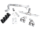 AWE MK8 Volkswagen Golf R 3in Track Edition Quad Exhaust - Diamond Black Tips AWE Tuning Catback  AXOPROS