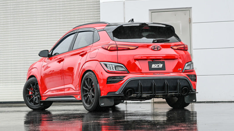 Borla 22-23 Hyundai Kona N 2.0L 4 CYL. Turbo AT/MT ATAK Catback Exhaust Black Chrome Borla Catback  AXOPROS