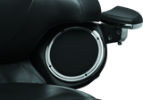 Kuryakyn Rear Speaker Accents For 14-Up Touring Models Chrome Kuryakyn Exterior Trim  AXOPROS