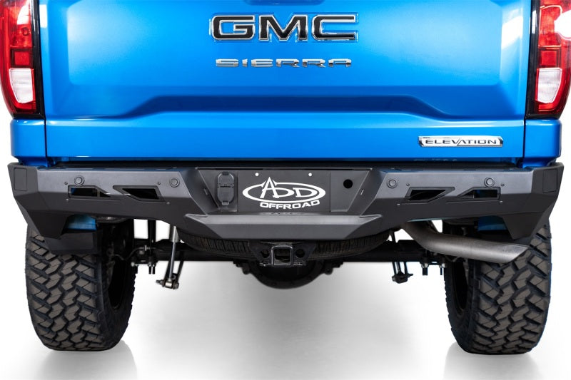 ADD 2020+ Chevy/GMC 1500 Black Label Rear Bumper Addictive Desert Designs Bumpers - Steel  AXOPROS