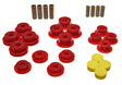 Energy Suspension 97-06 Jeep Wrangler TJ/YJ Red Front Control Arm Bushings (Must reuse OEM Outer She Energy Suspension Bushing Kits  AXOPROS