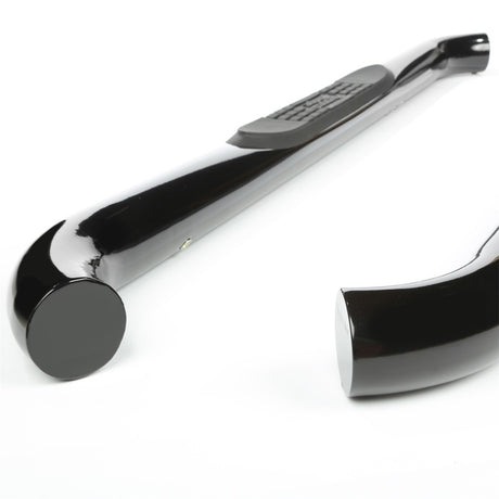 Rugged Ridge 3-In Round Side Steps Black 07-18 2-Door Jeep Wrangler Rugged Ridge Side Steps  AXOPROS