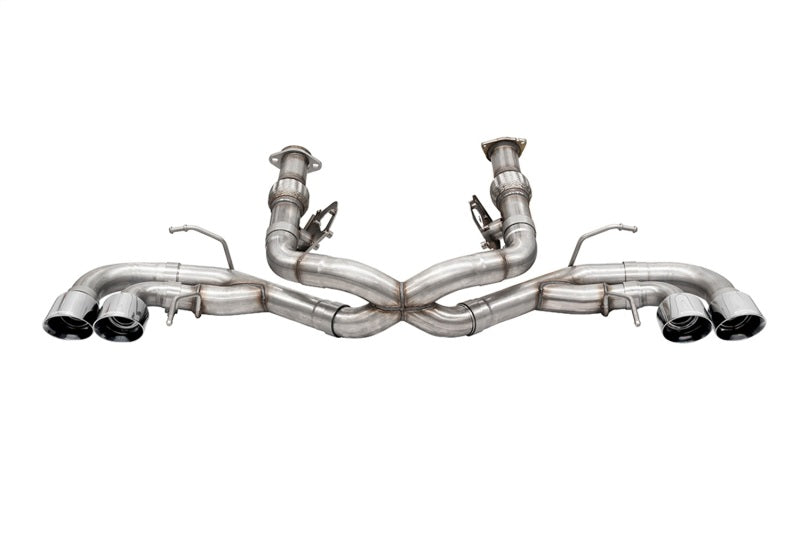 Corsa 2020-24 Corvette C8 3in Xtreme Cat-Back Exhaust 4.5in Pol Quad Tips - Deletes stock AFM Valve CORSA Performance Catback  AXOPROS