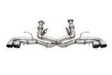 Corsa 2020-24 Corvette C8 3in Xtreme Cat-Back Exhaust 4.5in Pol Quad Tips - Deletes stock AFM Valve CORSA Performance Catback  AXOPROS