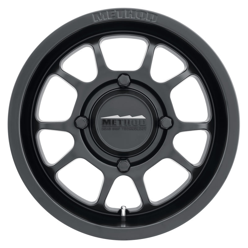 Method MR409 Bead Grip 15x8 / 4+4/0mm Offset / 4x156 / 132mm CB Matte Black Wheel Method Wheels Wheels - Cast  AXOPROS
