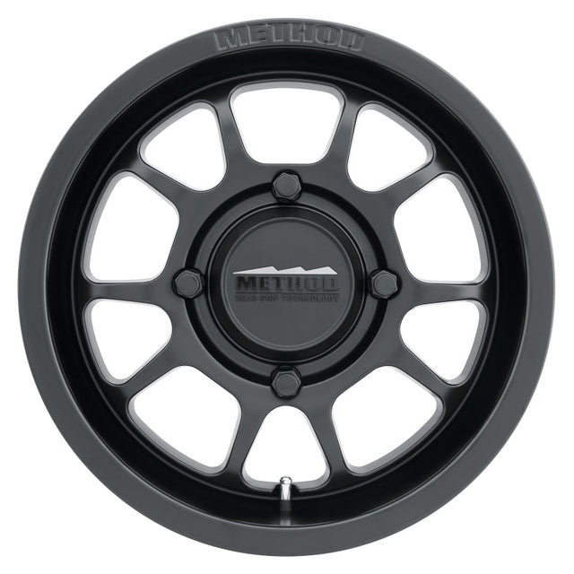 Method MR409 Bead Grip 15x8 / 4+4/0mm Offset / 4x156 / 132mm CB Matte Black Wheel Method Wheels Wheels - Cast  AXOPROS