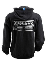Sparco Sweatshirt Hooded Heritage Blk Lr SPARCO Sweatshirts  AXOPROS
