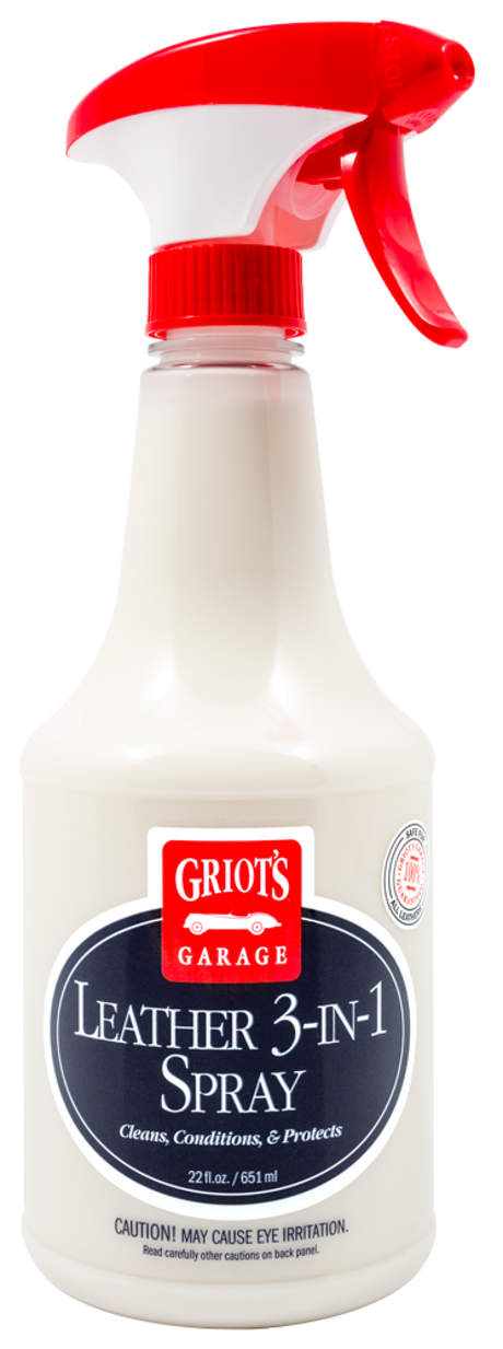 Griots Garage Leather 3-in-1 Spray - 22oz - AXOPROS