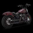 Vance & Hines 18-22 Harley Davidson Softail Twin Slash S/OS PCX Slip-On Exhaust - Black Vance and Hines Motorcycle Slip-On  AXOPROS
