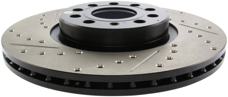 StopTech Slotted & Drilled Sport Brake Rotor Stoptech Brake Rotors - Slot & Drilled  AXOPROS