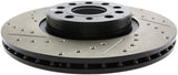 StopTech Slotted & Drilled Sport Brake Rotor Stoptech Brake Rotors - Slot & Drilled  AXOPROS