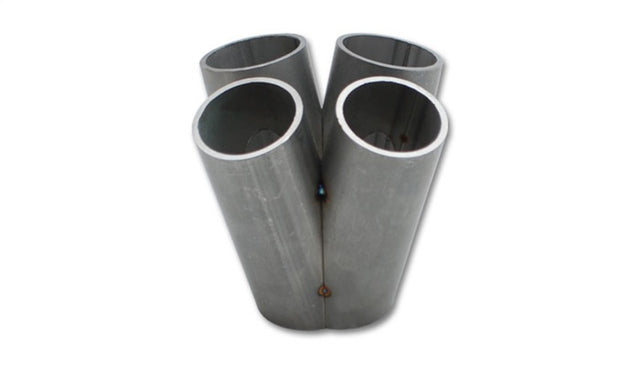 Vibrant 4 into 1 SS Turbo Manifold Merge Collector for T4 Divided Flange (48mm Pipe OD 4.5in tall) Vibrant Merge Collectors  AXOPROS