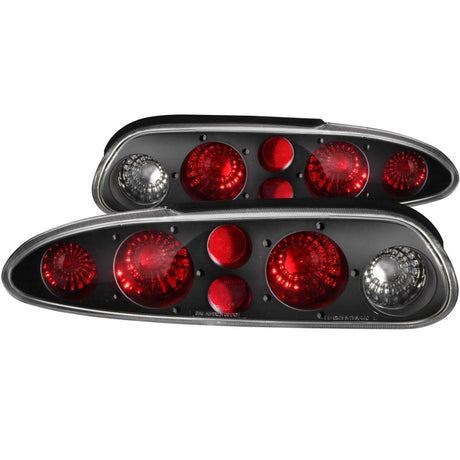 ANZO ANZO 1993-2002 Chevrolet Camaro Taillights Black Tail Lights aftermarket performance part