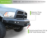 DV8 Offroad 10-14 Dodge Ram 2500/3500 Front Bumper DV8 Offroad Bumpers - Steel  AXOPROS