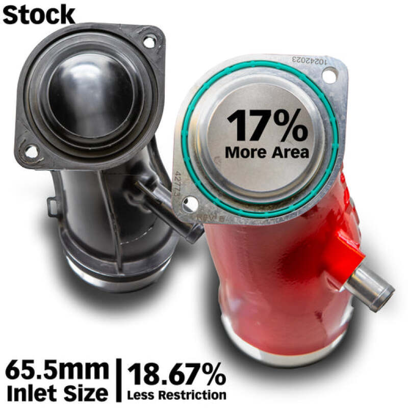Banks Power 17-24 Chevrolet/GMC 2500/3500 6.6L Duramax L5P Monster-Ram Turbo Inlet Elbow - Natural Banks Power Short Ram Air Intakes  AXOPROS