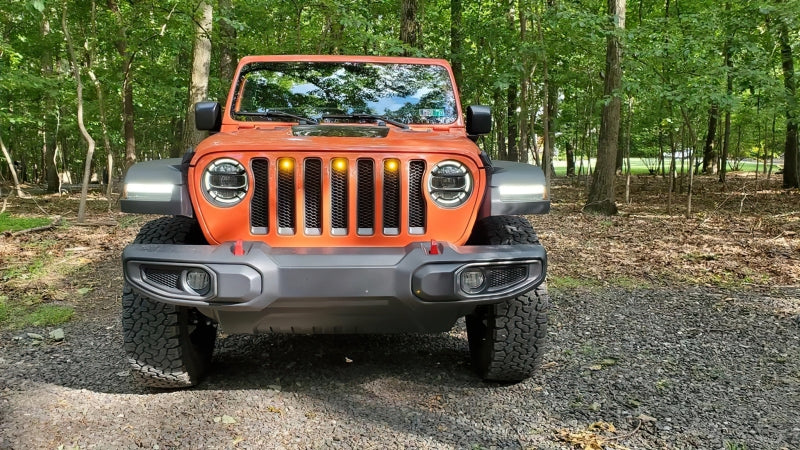 Oracle Pre-Runner Style LED Grille Kit for Jeep Gladiator JT - Amber ORACLE Lighting Light Strip LED  AXOPROS