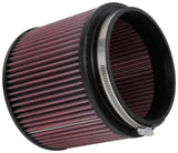 K&N Filter Universal Rubber Filter - Round Straight 3.5in Base OD x 3.5in Top OD x 5in H K&N Engineering Air Filters - Universal Fit  AXOPROS