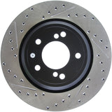 StopTech 00-03 BMW M5 (E39) Slotted & Drilled Right Rear Rotor Stoptech Brake Rotors - Slot & Drilled  AXOPROS