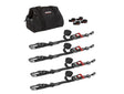 SpeedStrap 1 1/2In UTV Tie-Down Kit - Black SpeedStrap Cargo Tie-Downs  AXOPROS