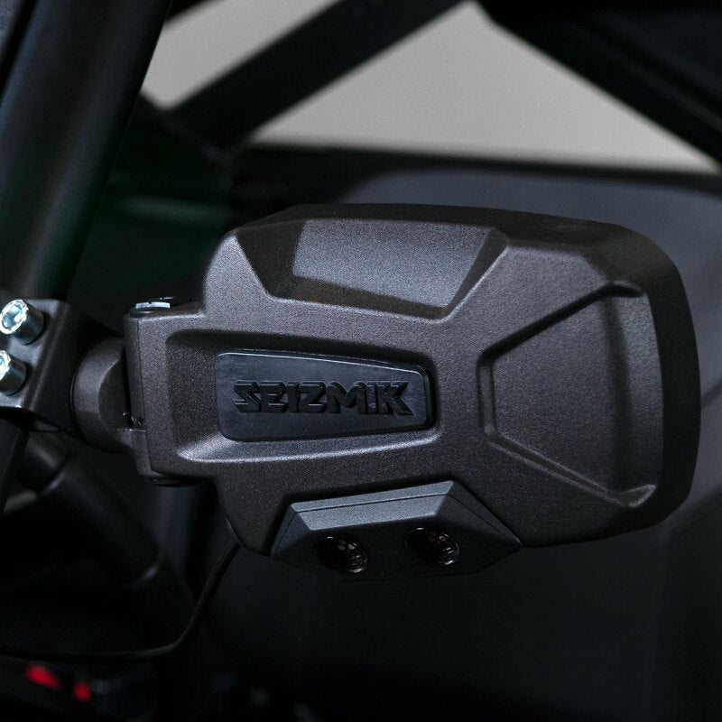Seizmik 24+  Polaris/Cam-am/Honda/Kaw Pursuit Night Vision Sideview Mirror Adj. 1.75-2 in. ROP -Pair Seizmik Side Mirrors  AXOPROS