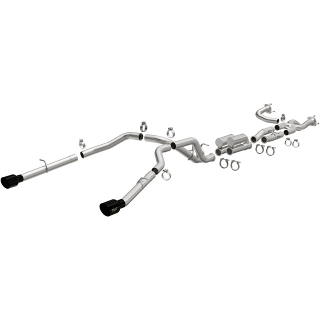 MagnaFlow 2025 Ram 1500 RHO SPEQ Series Black Chrome Cat-Back Performance Exhaust System Magnaflow Catback  AXOPROS