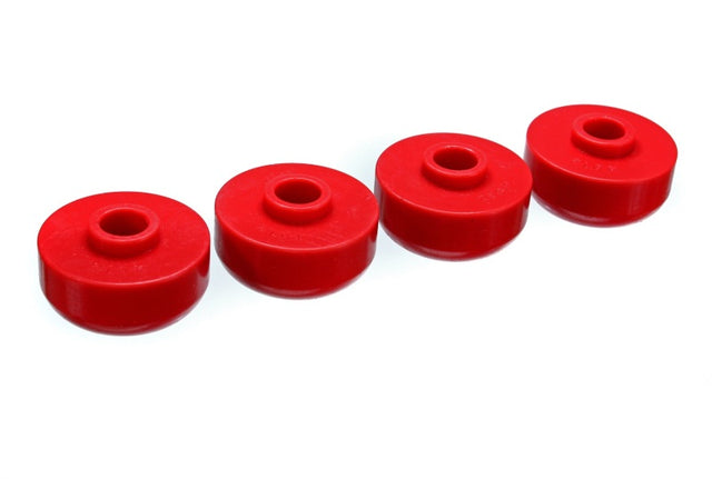 Energy Suspension 63-82 Chevrolet Corvette Red Rear Leaf Spring Bushing Set Energy Suspension Bushing Kits  AXOPROS