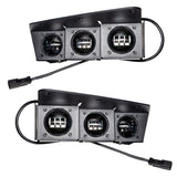 ORACLE Lighting 21-22 Ford Bronco Triple LED Fog Light Kit for Steel Bumper - White ORACLE Lighting Fog Lights  AXOPROS