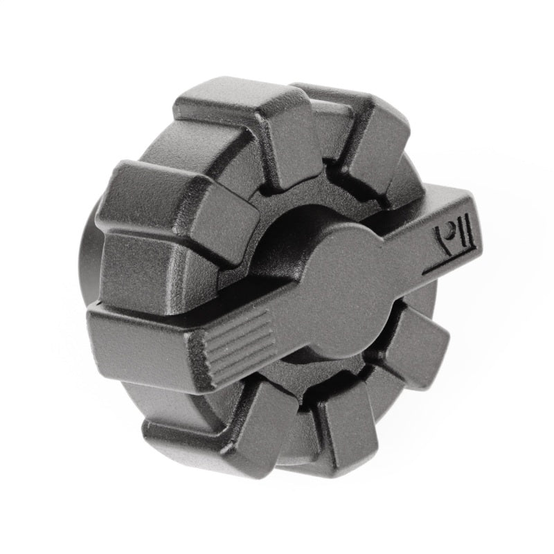 Rugged Ridge 01-19 Jeep Wrangler TJ/LJ/JK/JL Black Elite Aluminum Fuel Cap Rugged Ridge Fuel Caps  AXOPROS