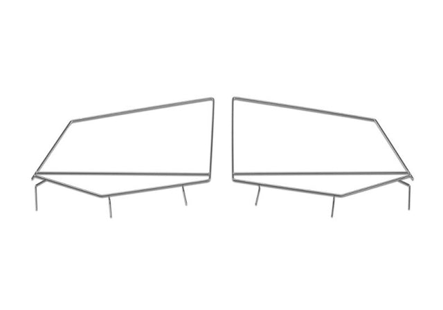 Rampage 1987-1995 Jeep Wrangler(YJ) Window Frame Only - Black Rampage Soft Tops  AXOPROS