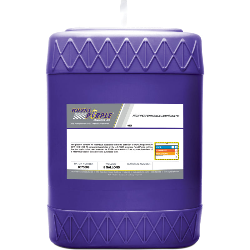 Royal Purple HPS Synthetic High Performance Street 5W-30 Motor Oil - 5 Gallon Royal Purple Motor Oils  AXOPROS