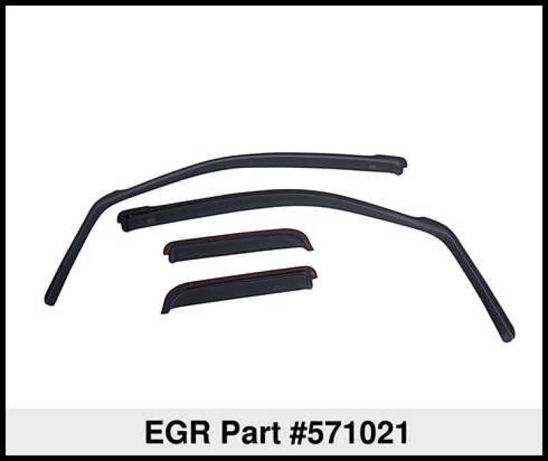 EGR 92-99 Chev Suburban/Yukon Tahoe / Crew Cab In-Channel Window Visors - Set of 4 (571021) EGR Wind Deflectors  AXOPROS