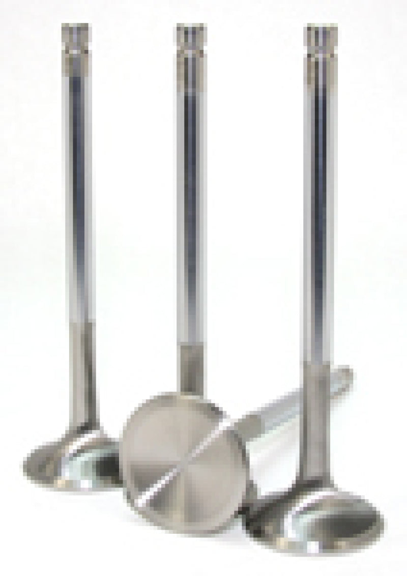 GSC P-D Toyota 3STGE 23-8N Chrome Polished Exhaust Valve - 30mm Head (+1mm) - SET 8 GSC Power Division Valves  AXOPROS