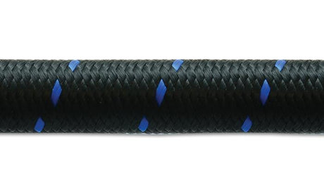 Vibrant -4 AN Two-Tone Black/Blue Nylon Braided Flex Hose (5 foot roll) Vibrant Hoses  AXOPROS