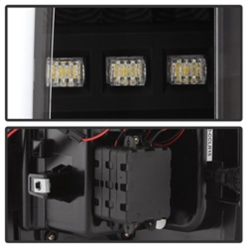 Spyder Chevy Colorado 2015-2017 Light Bar LED Tail Lights - Black ALT-YD-CCO15-LED-BK SPYDER Tail Lights  AXOPROS