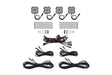 Diode Dynamics Diode Dyamics Rock Light - Amber/White - M8 4-Pack Light Accessories and Wiring aftermarket performance part