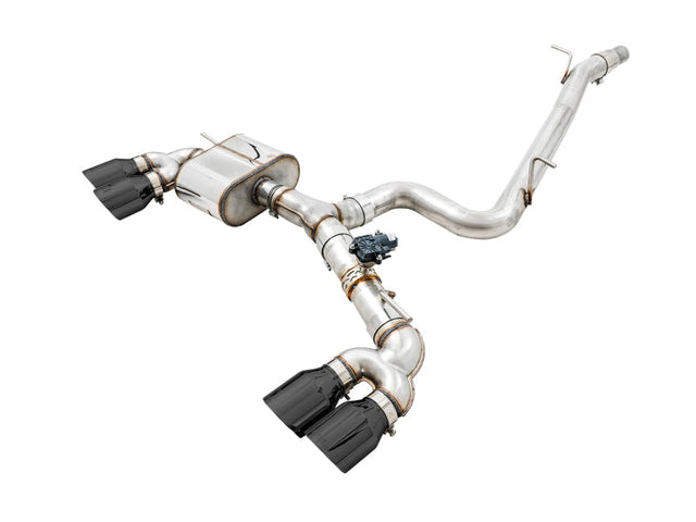 AWE Tuning MK7.5 Golf R SwitchPath Exhaust w/Diamond Black Tips 102mm AWE Tuning Catback  AXOPROS
