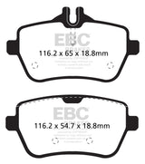 EBC 14+ Mercedes-Benz S550 4.7 Twin Turbo Redstuff Rear Brake Pads EBC Brake Pads - Performance  AXOPROS