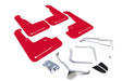 Rally Armor 15-21 Subaru WRX/STI Red UR Mud Flap w/White Logo Rally Armor Mud Flaps  AXOPROS