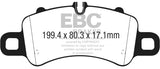 EBC 2016+ Porsche Boxster 718 (Iron Rotors Only) 2.5L Turbo Yellowstuff Front Brake Pads EBC Brake Pads - Performance  AXOPROS