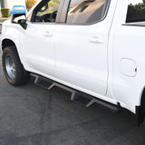Westin 2019 Chevrolet Silverado / GMC Sierra 1500 Crew Cab Drop Nerf Step Bars - Textured Black Westin Nerf Bars  AXOPROS
