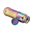 NRG 700 Series M12 X 1.5 Steel Lug Nut w/Dust Cap Cover Set 21 Pc w/Locks & Lock Socket - Neochrome NRG Lug Nuts  AXOPROS
