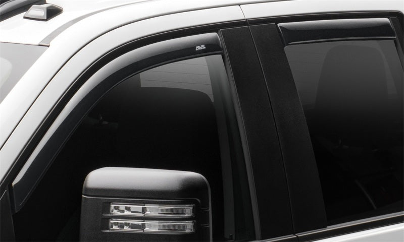 AVS 2019 Chevrolet Silverado 1500 Crew Cab Pickup Ventvisor In-Channel 4pc - Smoke AVS Wind Deflectors  AXOPROS